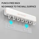 Maxcook Punch-free Knife Rest With Hooks White MCZW7223 image 2