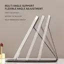 Miroir de maquillage LED pliable avec 3 modes de luminosité noir  image 1