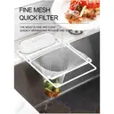 Maxcook Kitchen sink filter net, dishwasher drain filter net, drain filter net, 100 pieces MCZW7247 100 Filters (without Rack) image 4