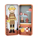 mierEdu Coffret de jeu magnétique de voyage - Pompier image 1