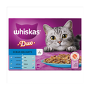 Whiskas 1+ Duo Ocean Delights Adult Wet Cat Food Pouches in Jelly 12 x 85g image 4