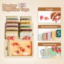 Topbright Wooden Math Toy for 3 Year Old Toddlers, Montessori Educational Learning Toy for Children Ages 3-5, Counting Peg Board Game and Number Writing Practice image 2