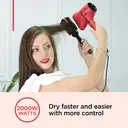Revlon Airflow Control Compact Hair Dryer 2000w, Compact Dryer, Rotating Built-in Concentrator, Diffuser Included, RVDR5320 image 4