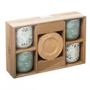 Secret de Gourmet Floral Green Geschenkset mit 4 13-cl-Bechern image 4