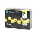 Aigostar SunGlow S10: guirlande lumineuse solaire, 10-LED, lumière chaude, IP44, batterie Ni-MH, motif citron image 0