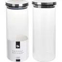 Koopman Glazen opslagpotten met deksels - Keukenopslag voor voedsel, droge goederen, koffiebonen, theebladeren image 1