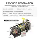Maxcook Grey Sponge Holder for Kitchen Sink, Sink Organizer with High Brush Holder MCZW5554 image 2