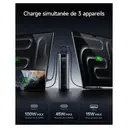 CUKTECH 15 Ultra PB200U Batterie externe à charge rapide 20000 mAh 140 W USB-C 3 ports PD 3.1 pour PC portable - Gris image 3