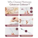 MOMCOZY Lot de 2 collecteurs de colostrum réutilisable en silicone - 5 ml image 2