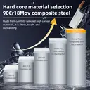 WANGMAZI Household Knife Kitchen Knife Three in One Steel Cutting Knife - Chopping and Cutting image 4