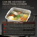 Maxcook 3pcs - 304 Stainless Steel Crisper Lunch Box Refrigerator Sealed Storage Box MCFT1434 - with Lid image 5