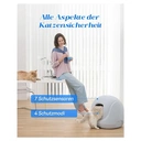 CATLINK Smart Self-Cleaning Cat Litter Box BayMax  Lite, 70L Extra-Large for 3.5-22 lbs Cats, 8-Layer Safety System, App Health Monitoring for Multi-Cat Homes, 4 Cleaning Modes, Low-Entry Design image 5