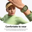 HOCO iWatch Band WA16 Flexible Series - Bamboo Pattern - Olive Green image 4