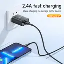 HOCO X83 60W USB-C to USB-C Charging Cable - 1M - White image 3