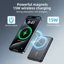 HOCO J140A PD20W 5000mAh Magnetic Power Bank - Black image 2