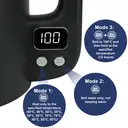 Bear 6 Temperature Settings with 1.7 L Stainless Steel Kettle Black ZDH-C17V3, 1800-2200 W, Microprocessor Touch Panel, BPA-Free, Imported Temperature Controller, Boil Dry Protection, Automatic Shut-Off Electric image 3