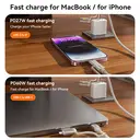 HOCO U138 All-in-one Cable - USB-C/ Lightning to USB-C with Cigarette Lighter - Grey image 3