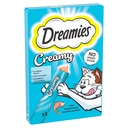 Dreamies Creamy Snack Cat & Kitten Treat with Salmon 4 x 10g image 3