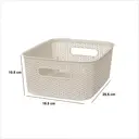 5five Panier Crochy en lin beige - 4 L  image 1