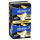 Always Ultra  Sanitary Towels Secure Ultimate Night Size 6 With Wings 12 Pads image 1