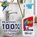 Flash Multipurpose Bleach Cleaning Spray For Hard Surfaces, 800ml image 2