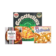 Frozen Pizza & Garlic Bread