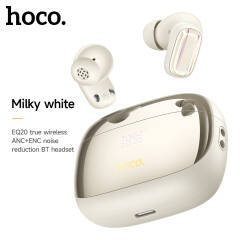 EQ20 Rhyme true wireless ANC+ENC noise reduction BT headset milky white