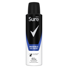 Sure Men  Anti-Perspirant Aerosol Invisible Ice Fresh 150 ml