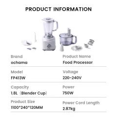 ochama Multi-Functional Food Processor