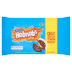 McVitie's Hobnobs Milk Chocolate Twin Pack 2 x 262g