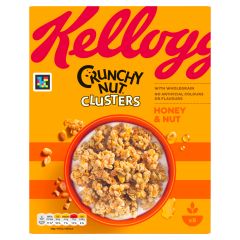 Kellogg's Crunchy Nut Honey & Nut Clusters Breakfast Cereal 400g