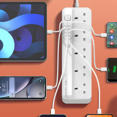 LDNIO Multi-Function Power Strip | 5 Power Sockets +6 USB-A | 2M