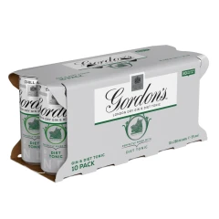 Gordon's Gin & Slimline Tonic 10x250ml