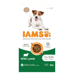 IAMS with Lamb 1+ Years S/M <25kg 2kg