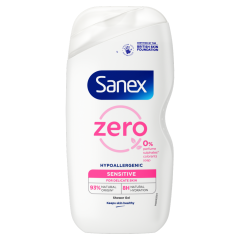 Sanex Zero% Hypoallergenic Sensitive Shower Gel 450ml