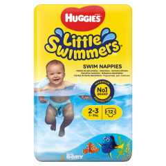 Huggies Diapers Little Swimmers 12 Swim Nappies 2-3 3-8kg