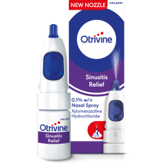 Otrivine Sinusitis Relief 0.1% Nasal Spray 10ml