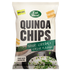 Eat Real Sour Cream & Chive Quinoa Chips Sharing 90g