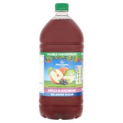 Morrisons Double Concentrate Apple & Blackcurrant 1.5 Litres