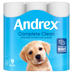 Andrex Complete Clean 9 Rolls