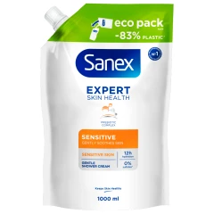 Sanex Expert Skin Health Sensitive Body Wash Shower Gel Refill 1L