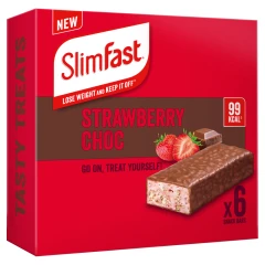 SlimFast Strawberry Choc Snack Bars Multipack 6 x 25g (150g)