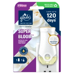 Glade Electric Scented Oil Plug In Holder  Refill Super Bloom 20ml