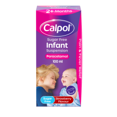 Calpol Infant Sugar-Free Oral Suspension Paracetamol 2+ Months 100ml