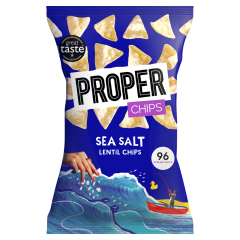 PROPERCHIPS Sea Salt Lentil Chips 85g