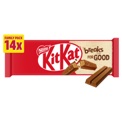 KitKat 2 Finger Milk Chocolate Bar 14 Pack 289.8g