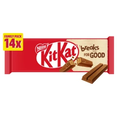 KitKat 2 Finger Milk Chocolate Bar 14 Pack 289.8g