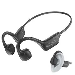 MINISO Open-ear comfort safety for sports Wireless Earbud  X60 Black