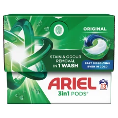 Ariel 3in1 PODS, Washing Liquid Capsules 13 Washes