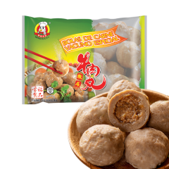 Mengfu stuffed veal meatballs 360g/pack